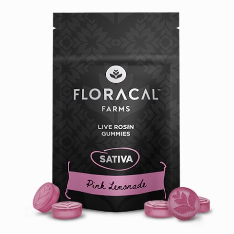 Live Rosin Pink Lemonade Gummies