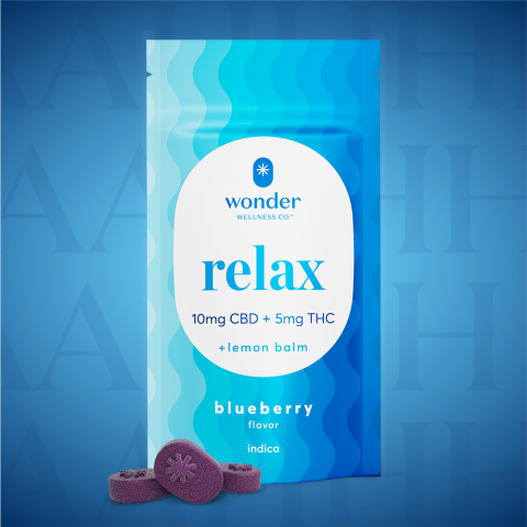 Relax 2:1 Blueberry Gummies