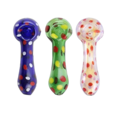 Polka Dot 3.25" Glass Pipe