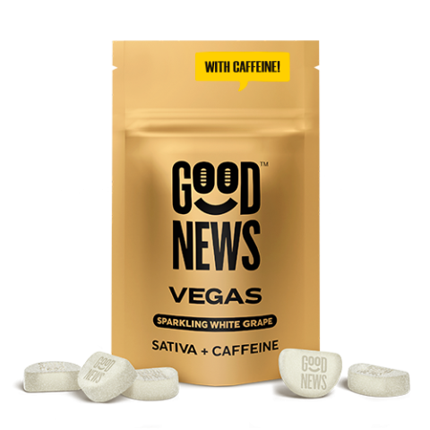 VEGAS Sparkling White Grape Gummies with Caffeine