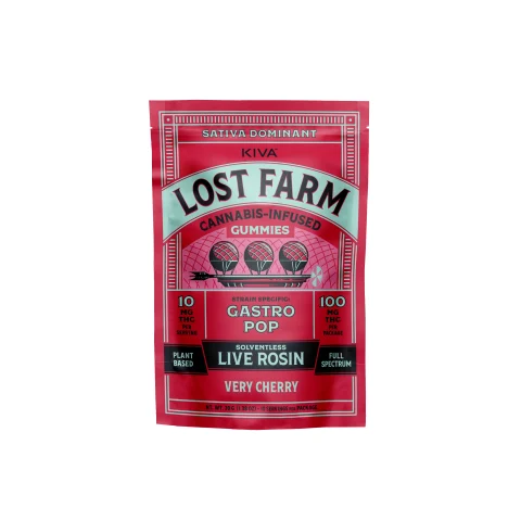 Very Cherry Gummies Infused With Gastropop Live Rosin